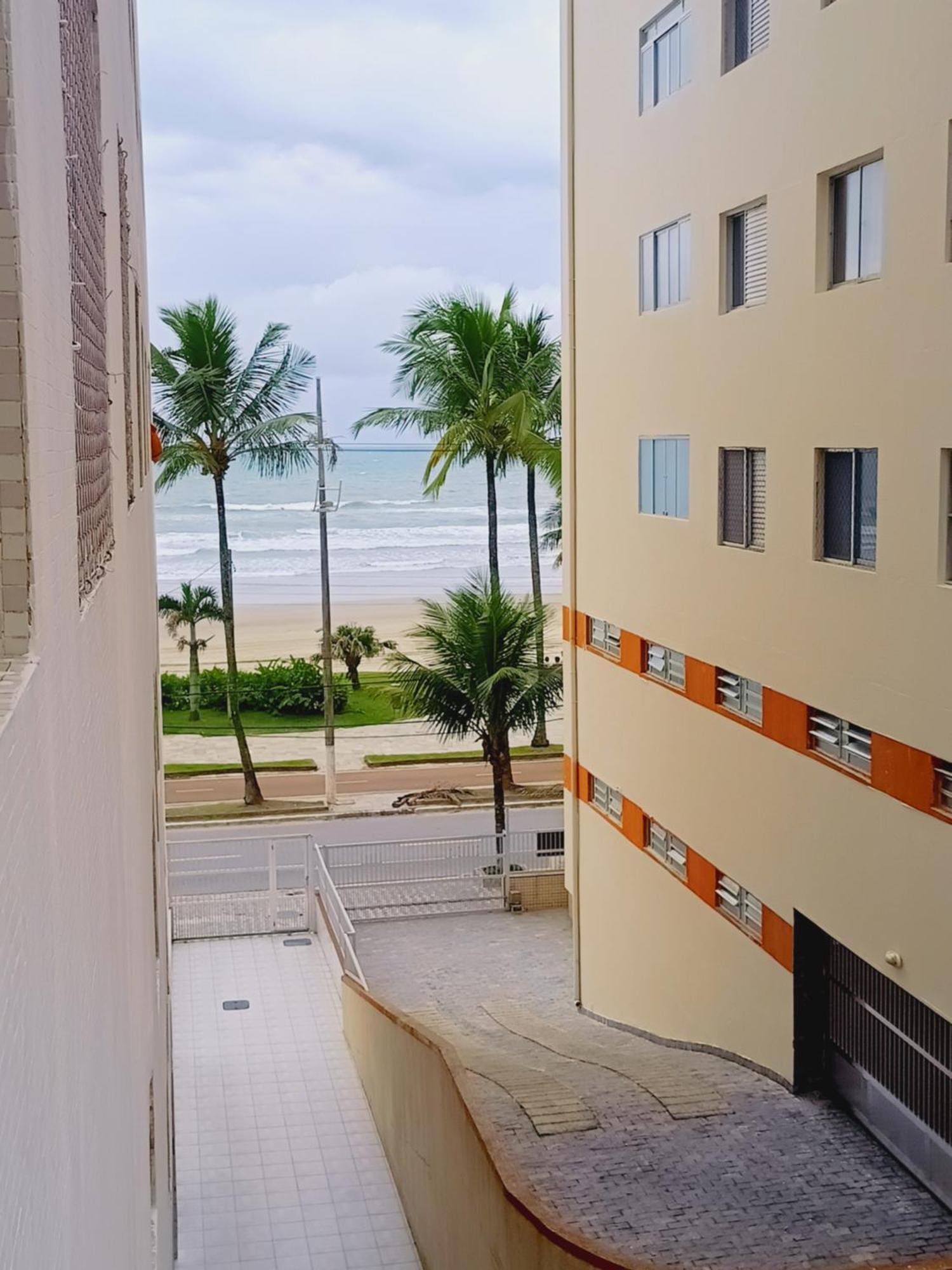 Apartamento Pe Na Areia Vila Caicara Praia Grande  Exteriör bild