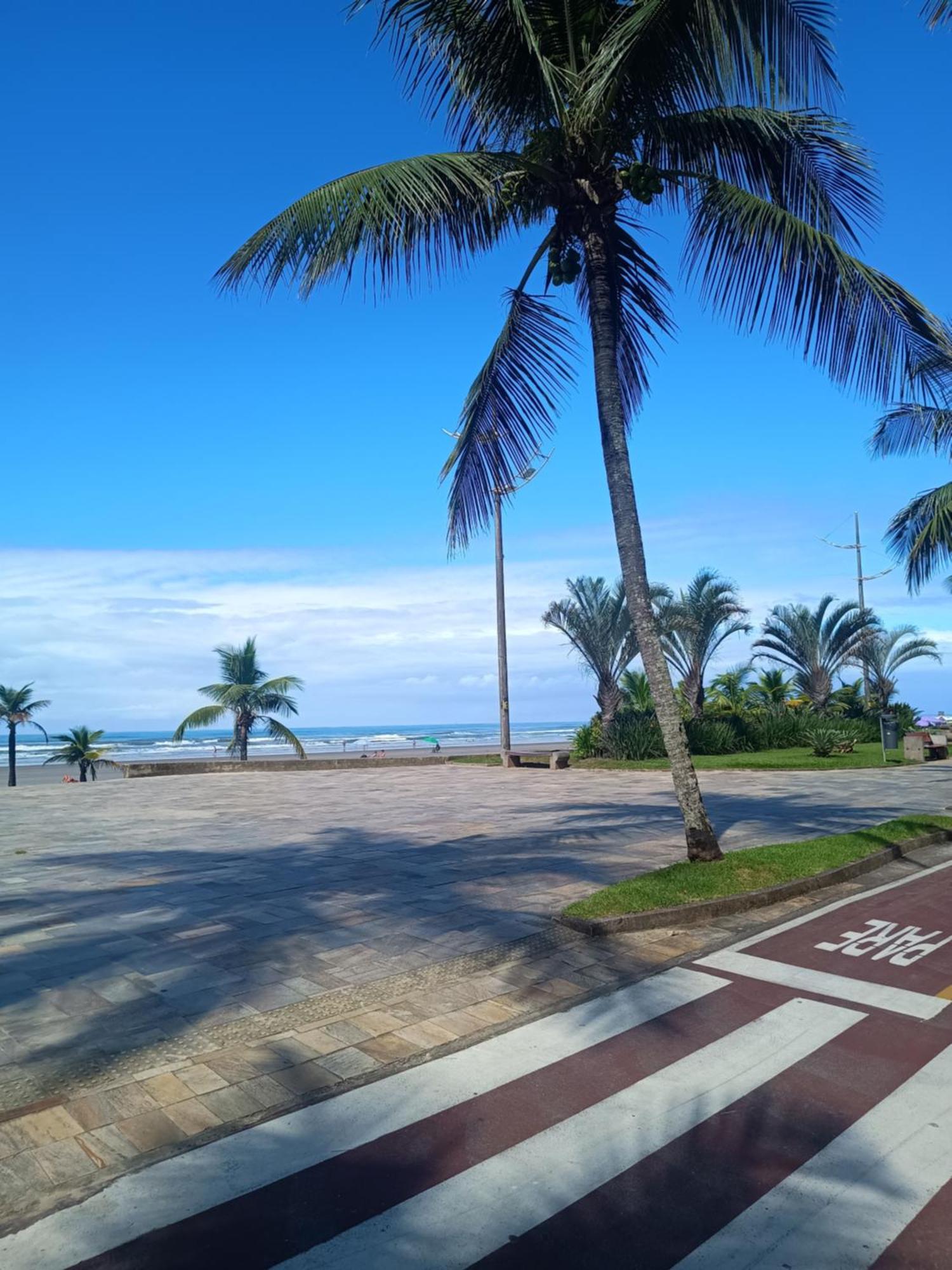 Apartamento Pe Na Areia Vila Caicara Praia Grande  Exteriör bild